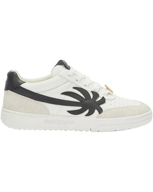 Palm Angels Palm Beach University Trainers W/B - White
