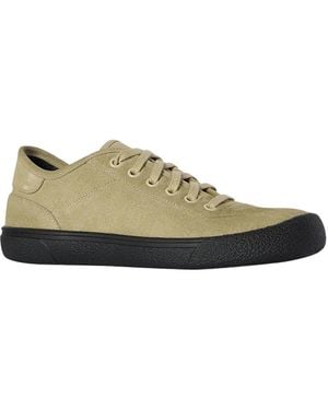The Row Suede Trainer Iron - Green