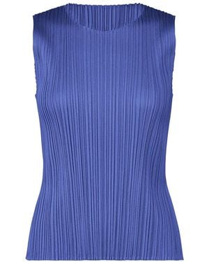 Issey Miyake Pleats Please Monthly Top - Blue