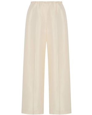 The Row Beta Pant Vanilla - White