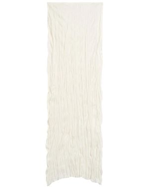 TOTEME Crinkled Knit Skirt - White