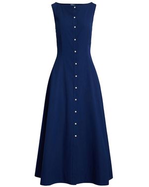 Polo Ralph Lauren Panelled Dress East Side Royal - Blue