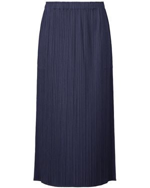 Issey Miyake Pleats Please Monthly Skirt - Blue