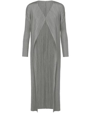 Issey Miyake Pleats Please Coat - Grey