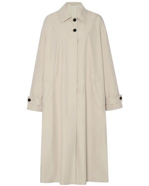The Row Lolana Coat Porcelain - White