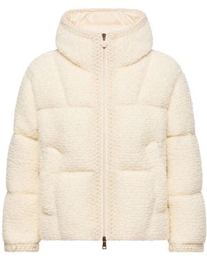 Moncler Cristallin Jacket W Ivory - Natural