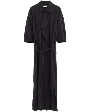 Lemaire Asymmetrical Shirt Dress - Black