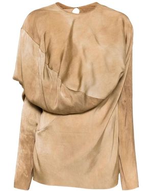 Uma Wang Trek Top Mustard - Natural