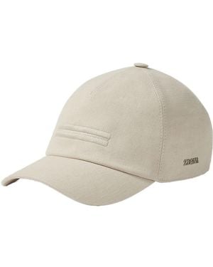 ZEGNA Oasi Baseball Cap Ivory - White