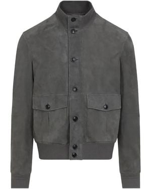 ZEGNA Suede Jacket - Grey