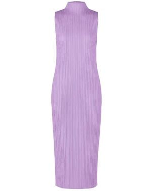 Issey Miyake Pleats Please Dress L - Purple
