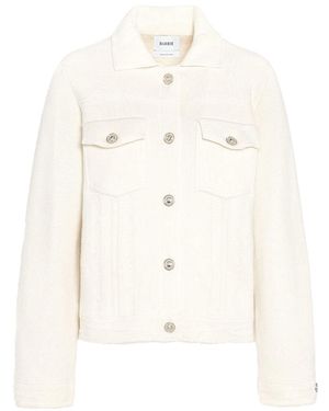 Barrie Denim Cashmere Cotton Jacket Niveous - White