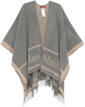 Max Mara Hilde Poncho - Grey