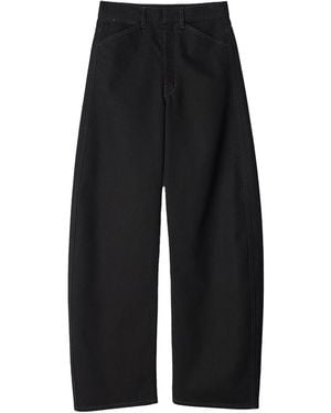 Lemaire High-Waisted Trousers - Black