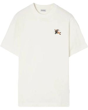 Burberry Seth T-Shirt Chalk - White