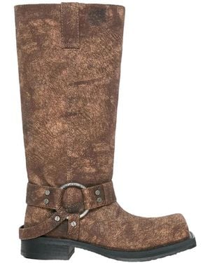 Acne Studios Denim Boots Rust - Brown