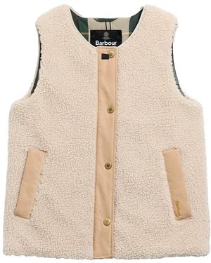 Barbour Teddy Liner Gilet Ecru/An - Natural