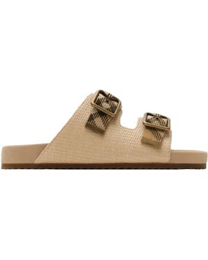Burberry Urchin Sandals Reed - Natural