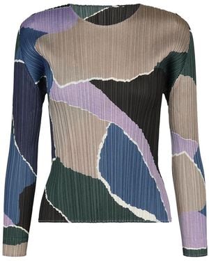 Issey Miyake Pleats Please Surprise Top - Blue