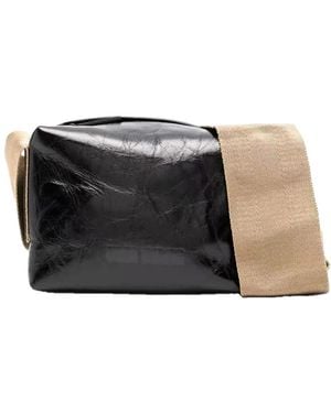Uma Wang Shoulder Bag/Mustard - Black