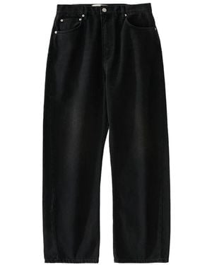 Studio Nicholson Denjo Denim Pant Washed - Black