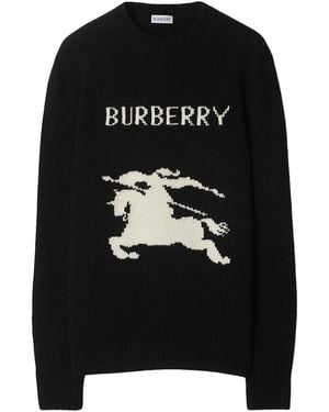 Burberry Ekd Cashmere Jumper - Black