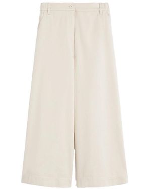 Weekend by Maxmara Wkdariete Trousers Sand - White