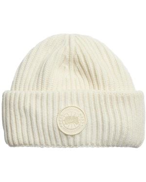 Canada Goose Cashmere Toque Bone - White