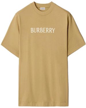 Burberry Seth Logo T-Shirt Flax - Yellow