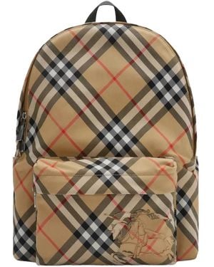 Burberry Small Classic Backpack Sand - Grey