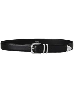 The Row Vintage Belt - Black