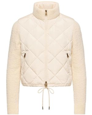 Moncler Padded Cardigan - White