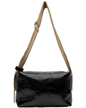 Uma Wang Medium Shoulder Bag Mustard - Black