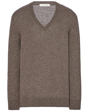 The Row Phora Top Taupe - Brown