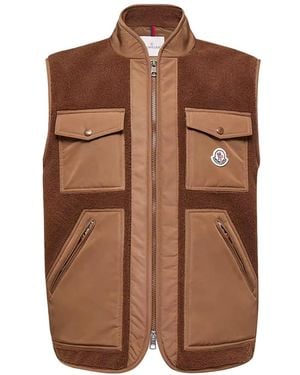 Moncler Karakai Gilet - Brown