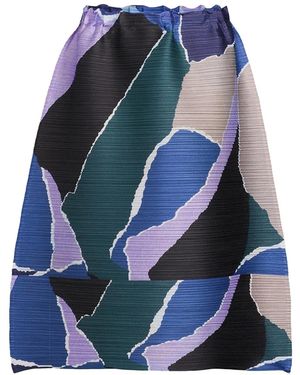 Issey Miyake Pleats Please Surprise Skirt - Blue