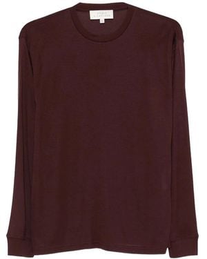 Studio Nicholson Simmons Long-Sleeve T-Shirt Rouge - Purple