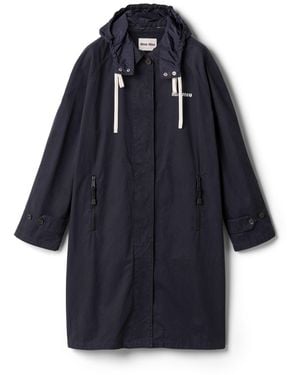 Miu Miu Soprabito Monopetto - Blu