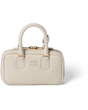 Miu Miu Mini Borsa Arcadie - Bianco