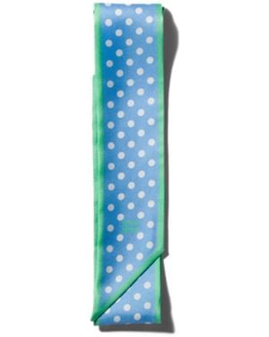 Miu Miu Foulard Stampato - Blu