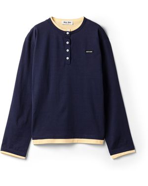 Miu Miu T-Shirt - Blu