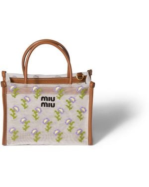 Miu Miu Borsa A Mano - Metallizzato