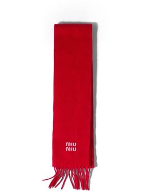 Miu Miu Sciarpa - Rosso