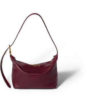 Miu Miu Spirit Tasche Aus Nappaleder, Damen - Lila