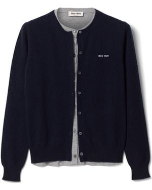 Miu Miu Cardigan - Blu