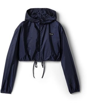 Miu Miu Giacca A Vento - Blu