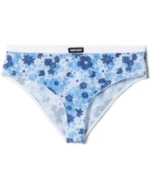 Miu Miu Bikini-Slip Aus Stretchstoff, Damen, Größe - Blau