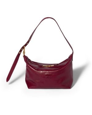 Miu Miu Spirit Tasche Aus Nappaleder, Damen - Rot