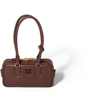 Miu Miu Mini Borsa Arcadie - Marrone