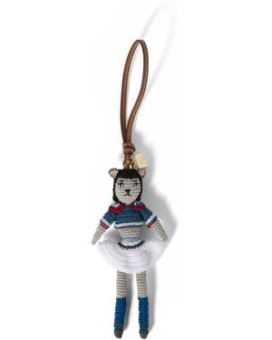 Miu Miu Accessoire En Fil Technique, Femme - Bleu